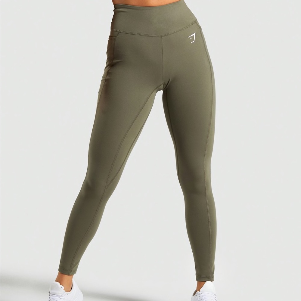 Gymshark XS khaki leggings
